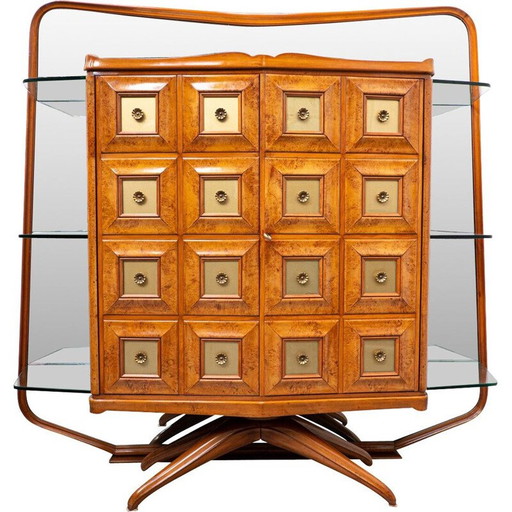 Mid-eeuwse bar van Guglielmo Ulrich voor Arredamenti Casa, jaren 1950