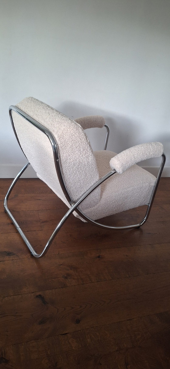 Image 1 of Dyker 20 Fauteuil Ook Wel Nestor Vis Fauteuil Van Anton Lorenz