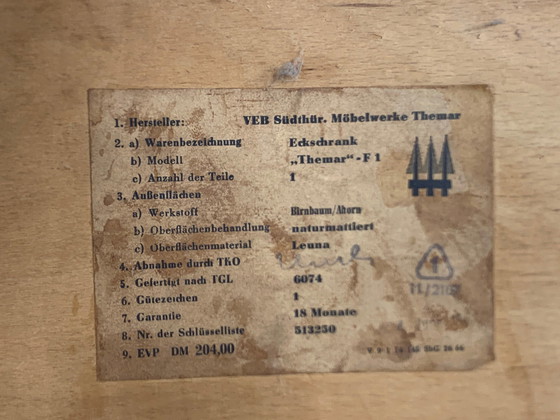 Image 1 of Mid Century eetkamerstoel vintage