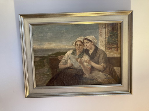 Schilderij Twee Vrouwen Kledengracht