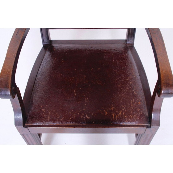 Image 1 of Vintage houten fauteuil,1930