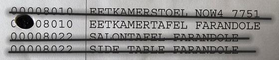 Image 1 of Leolux Farandole eetkamertafel