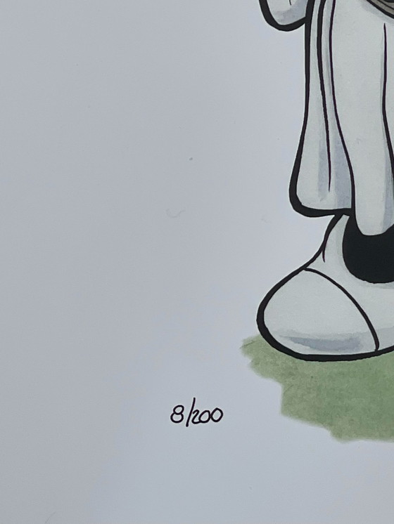 Image 1 of Disney Star Wars Print 'Minnie Leia', gesigneerd en genummerd