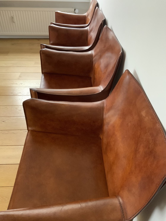 Image 1 of 4x Cassina Cab 413 stoelen