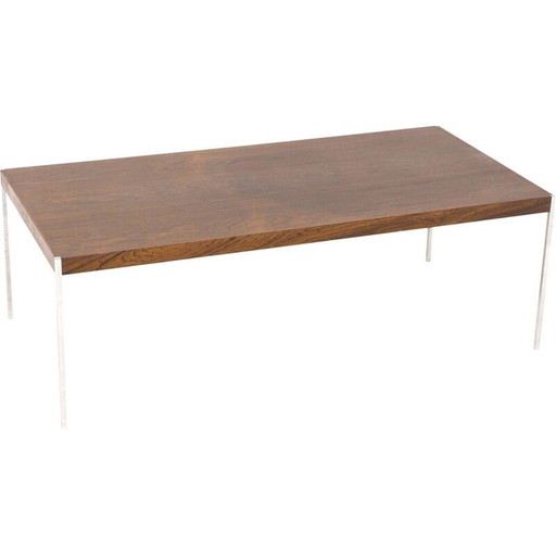 Vintage palissander salontafel van Uno en Östen Kristiansson voor Luxus, Zweden 1960
