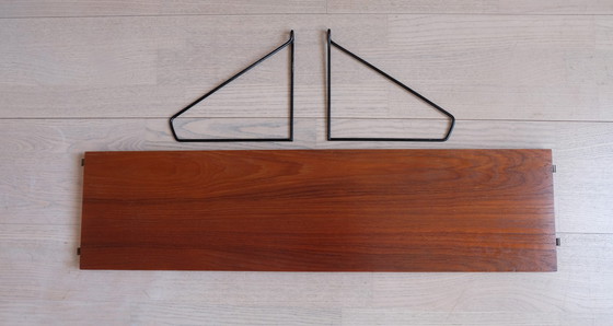 Image 1 of Origineel Nisse Strinning String plank Wandplank Teak Okaeb