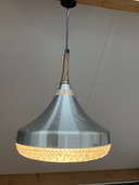 Vintage druppelvormige space age stijl hanglamp