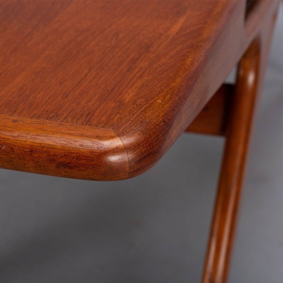 Image 1 of Vintage teakhouten salontafel "smile" van Johannes Andersen, Denemarken 1957