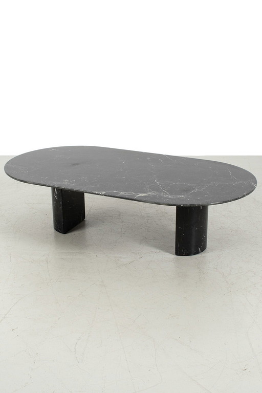 Zwarte marmeren salontafel 59801