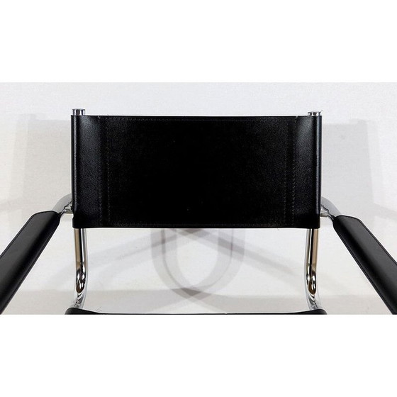 Image 1 of Paar vintage leren fauteuils van Marcel Breuer, 1970