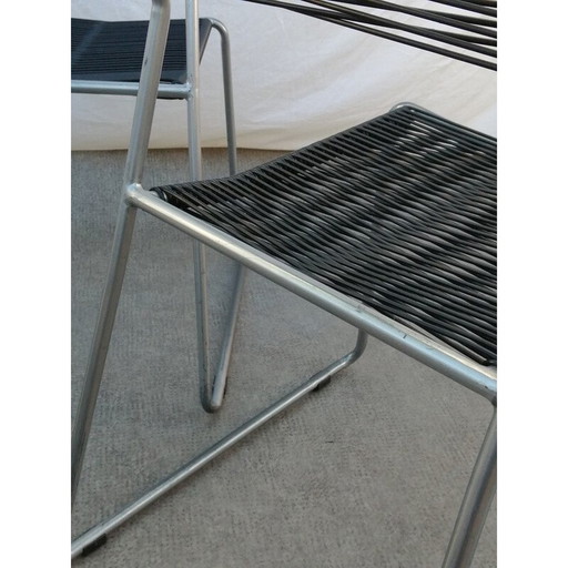 Set van 4 vintage Melker 'spaghetti' stoelen van Lisa Norinder voor Ikea, 1990