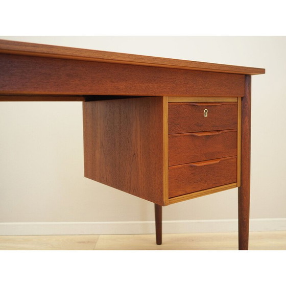 Image 1 of Teakhouten bureau, Deens ontwerp, jaren 1960, productie: Denemarken