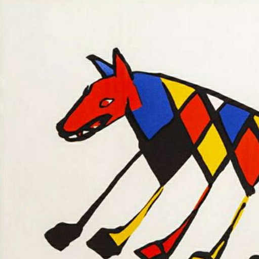 Alexander Calder Beastie Lithografie