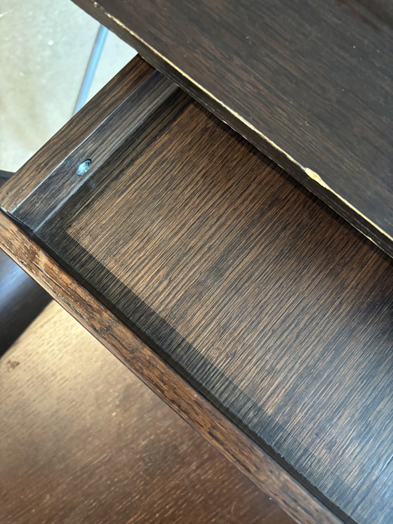 Image 1 of Vintage Bureau Wengé Hout