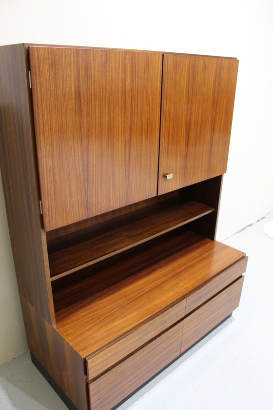 Image 1 of Vintage Boekenkast, Wandkast, Highboard - Tweedelig, Jaren '60