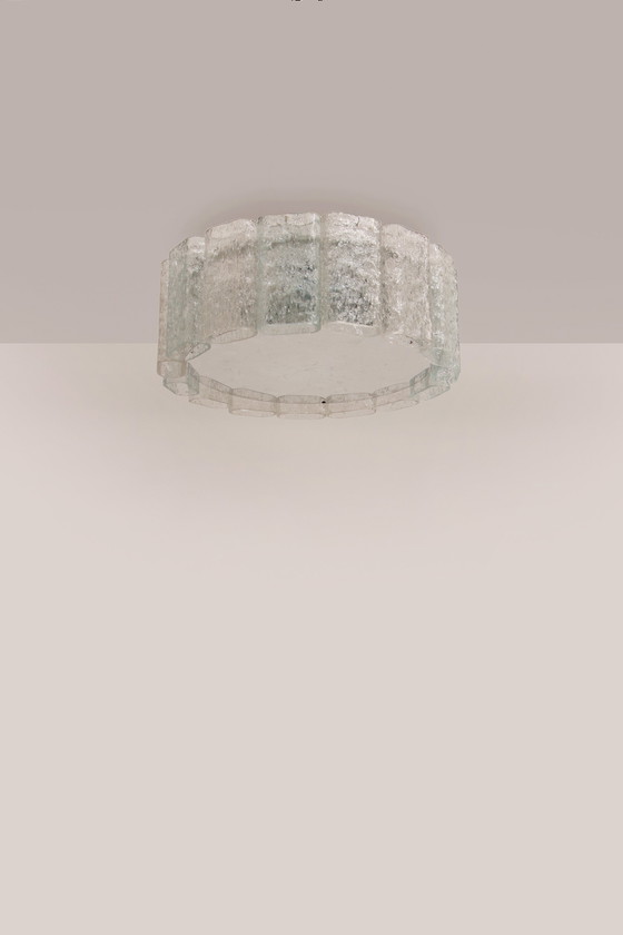 Image 1 of Doria Leuchten plaffoniere van ijsglas