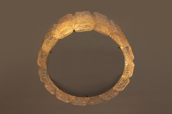 Image 1 of Doria Leuchten plaffoniere van ijsglas