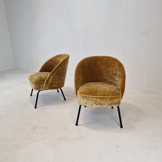 Image 1 of Mid century Nederlandse cocktail fauteuil, 1970