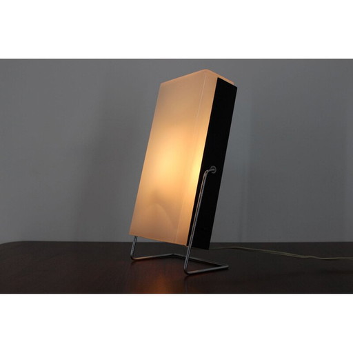 Vintage lamp voor Lidokov in metaal en plexiglas 1970