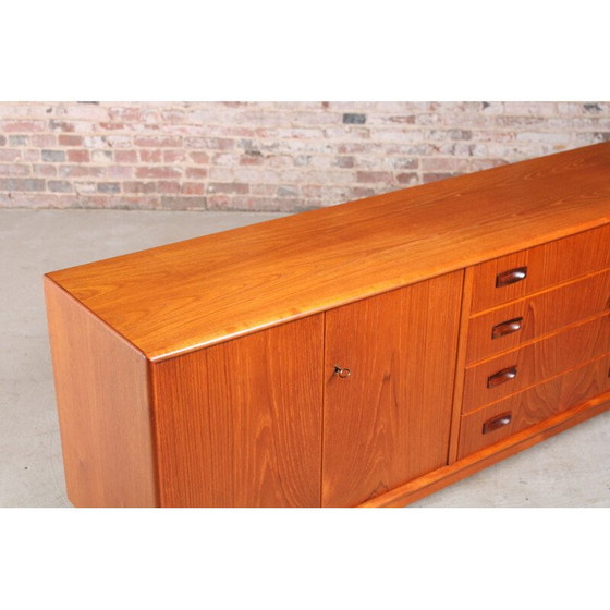 Image 1 of Deense mid century buffetkast van teak en palissander, jaren 1960