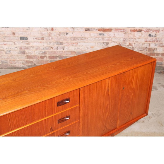 Image 1 of Deense mid century buffetkast van teak en palissander, jaren 1960