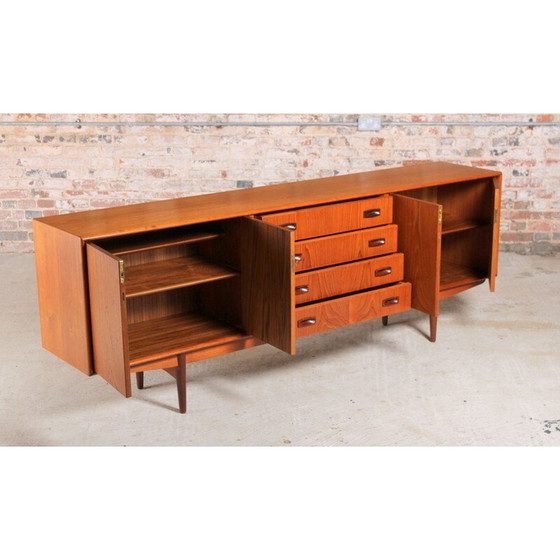 Image 1 of Deense mid century buffetkast van teak en palissander, jaren 1960