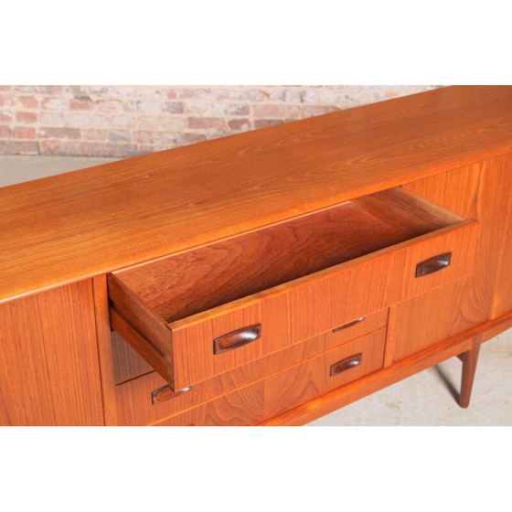 Image 1 of Deense mid century buffetkast van teak en palissander, jaren 1960