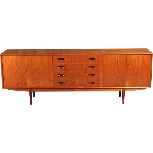 Deense mid century buffetkast van teak en palissander, jaren 1960