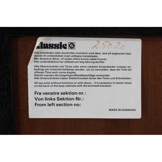 Image 1 of Vintage lakkast van Omann Jun, Denemarken 1960