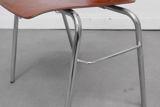 Image 1 of 6 designklassiekers Flötotto Stoelen PagHolz Set Café Loft