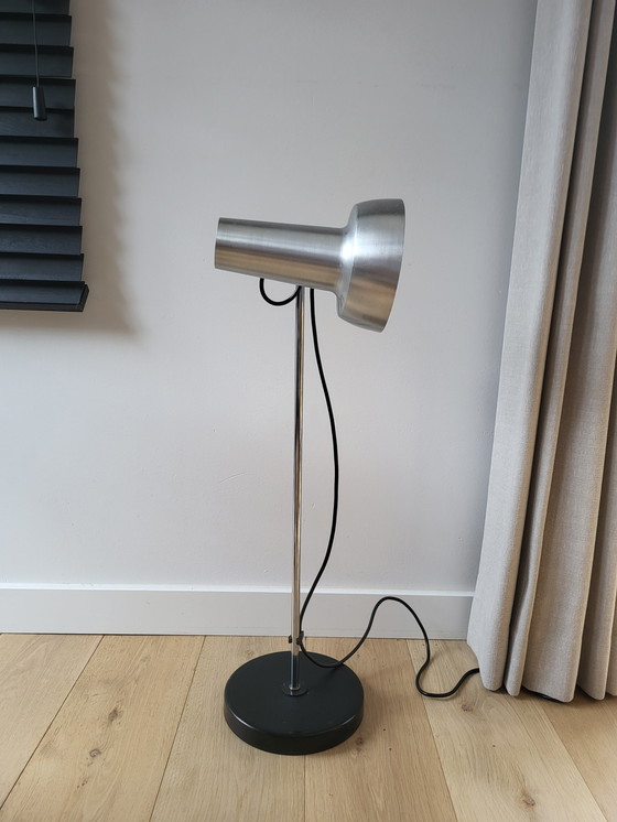 Image 1 of Vintage vloerlamp mid century, chrome, vermoedelijk jaren 1970