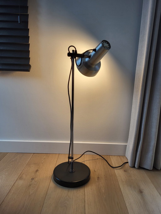 Vintage vloerlamp mid century, chrome, vermoedelijk jaren 1970