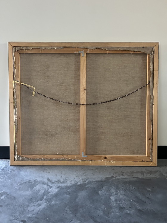 Image 1 of Schilderij Warme Kleuren - Olieverf Op Doek