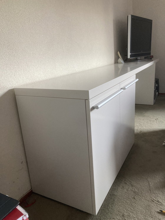 Image 1 of 5.	Cappellini Bureau/Werkblad Met Kast 