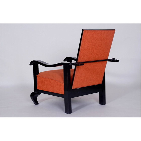 Image 1 of Vintage verstelbare beukenhouten fauteuil, Tsjecho-Slowakije 1920