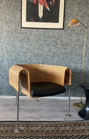 Vintage rotan armchair