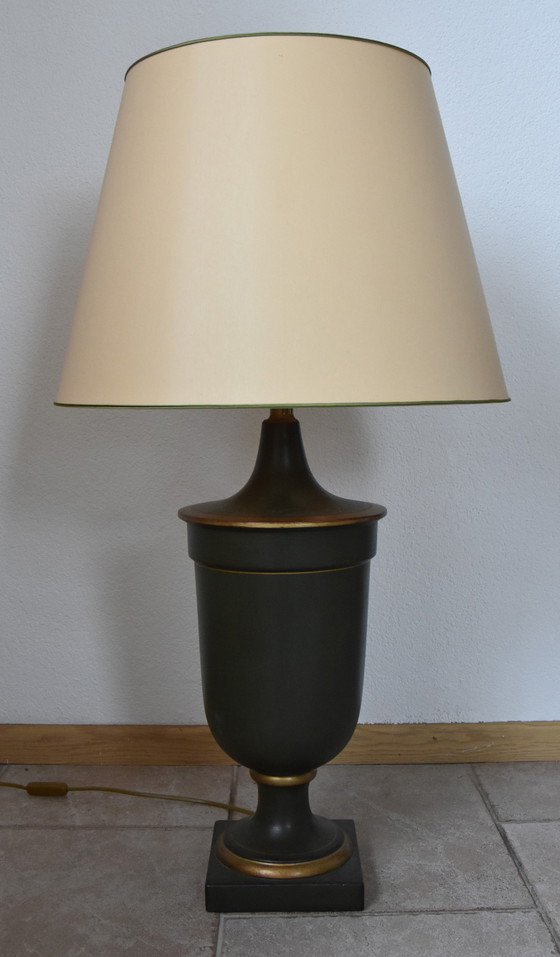 Image 1 of Grote En Kleine Aardewerken Tafellampen Van Kullmann, Jaren 90