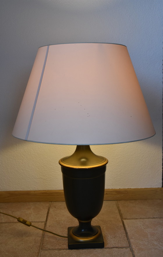 Image 1 of Grote En Kleine Aardewerken Tafellampen Van Kullmann, Jaren 90