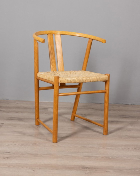 Image 1 of Set van 4 Vintage 80S Stoelen In Eikenhout Deens Design