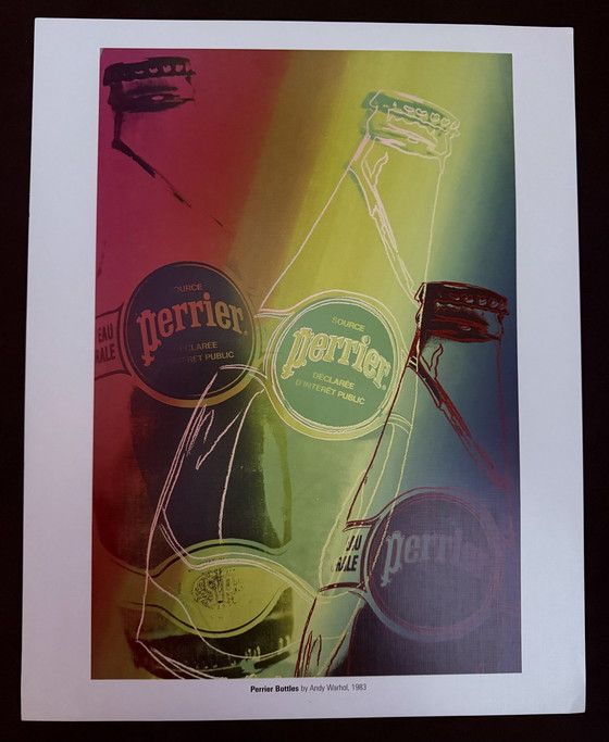 Image 1 of Andy Warhol: “Perrier, 1983”. ©2007 Andy Warhol Foundation For The Visual Arts, New York. 