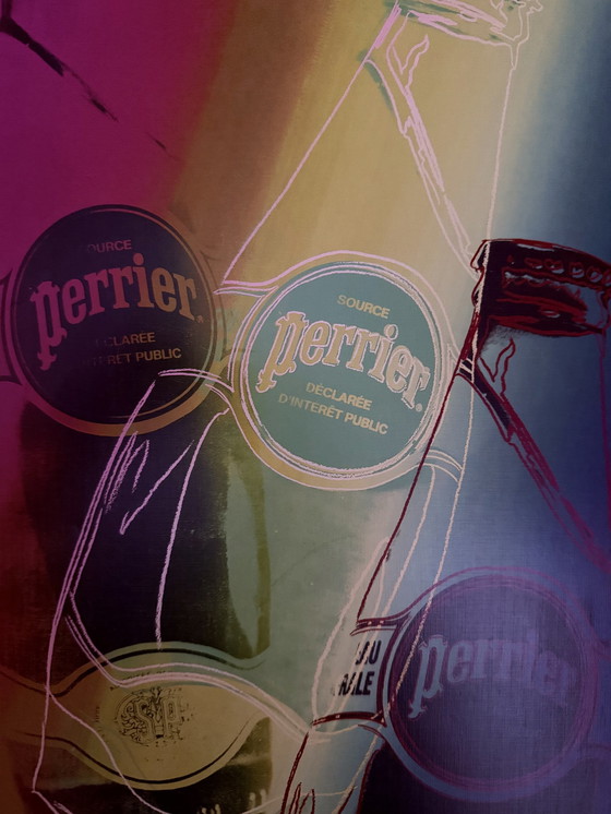 Image 1 of Andy Warhol: “Perrier, 1983”. ©2007 Andy Warhol Foundation For The Visual Arts, New York. 