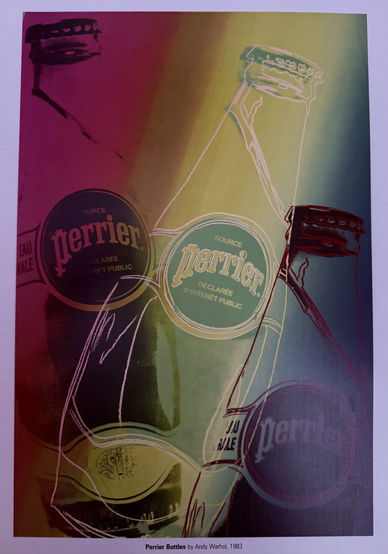 Image 1 of Andy Warhol: “Perrier, 1983”. ©2007 Andy Warhol Foundation For The Visual Arts, New York. 