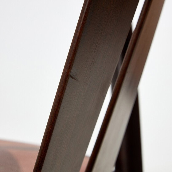 Image 1 of Vintage fauteuils in gelakt massief beuken en leer voor Gemla Möbler, Zweden 1980