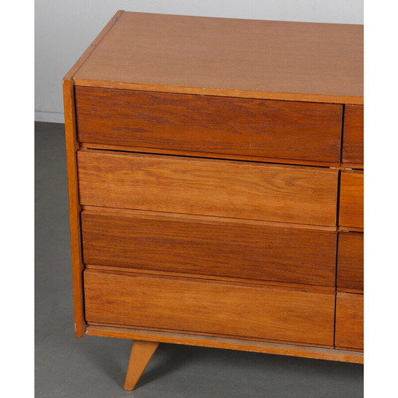 Image 1 of Vintage houten ladekast model U-453 van Jiri Jiroutek voor Interier Praha, Tsjecho-Slowakije 1960