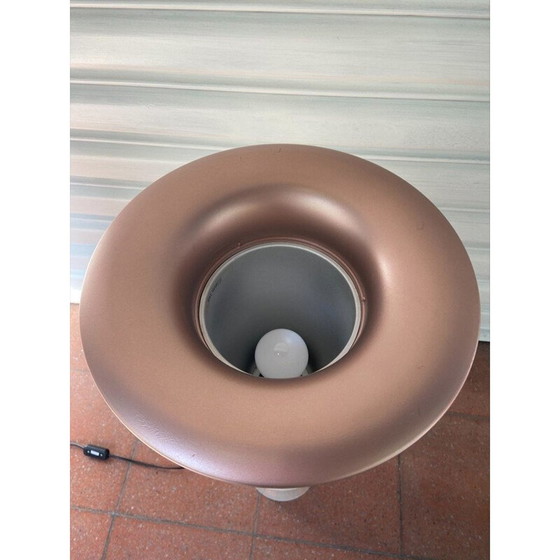 Image 1 of Vintage wit en roze gouden vloerlamp van Kaoyi Flacha, Japan 1980