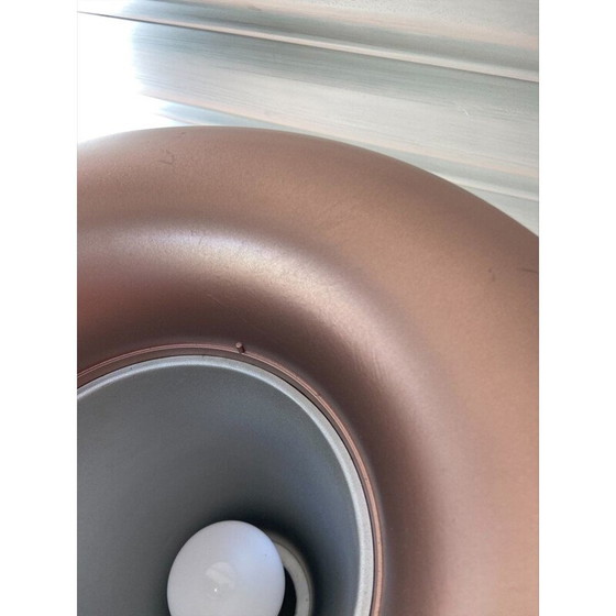 Image 1 of Vintage wit en roze gouden vloerlamp van Kaoyi Flacha, Japan 1980