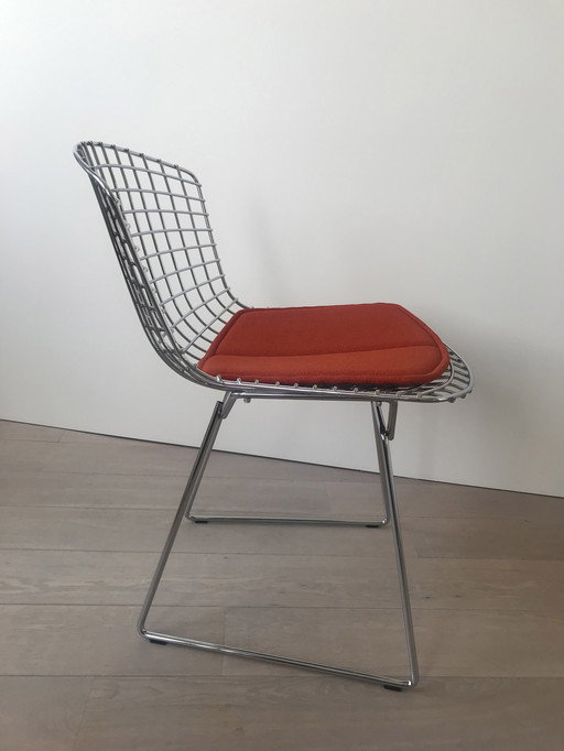 4 Knoll Bertoia bijzetstoelen