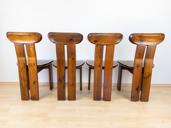 Image 1 of 4x vintage eetkamerstoelen