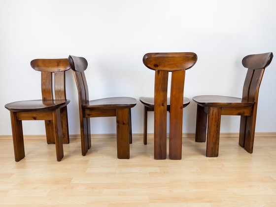 Image 1 of 4x vintage eetkamerstoelen