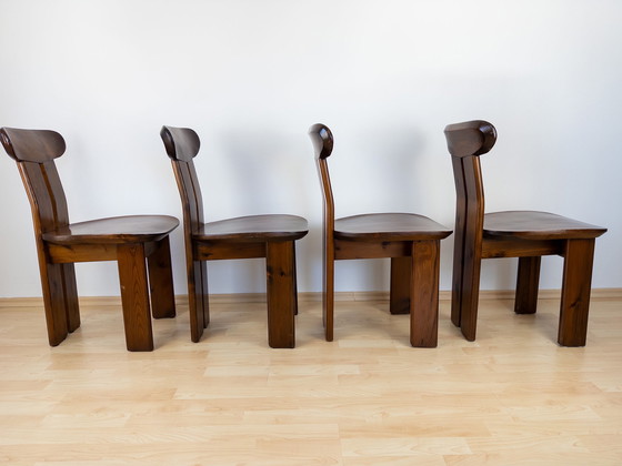 Image 1 of 4x vintage eetkamerstoelen